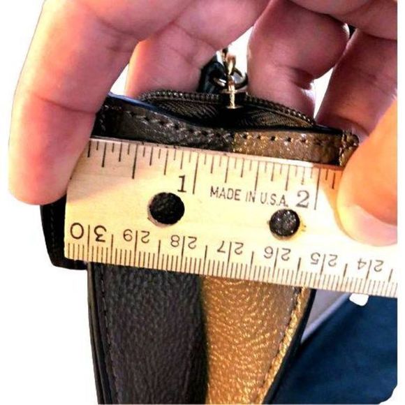 Calvin Klein Large Pink Blush Wristlet Wallet Clutch - 10.25" L, 6.25" H, 1" D - Picture 7 of 13